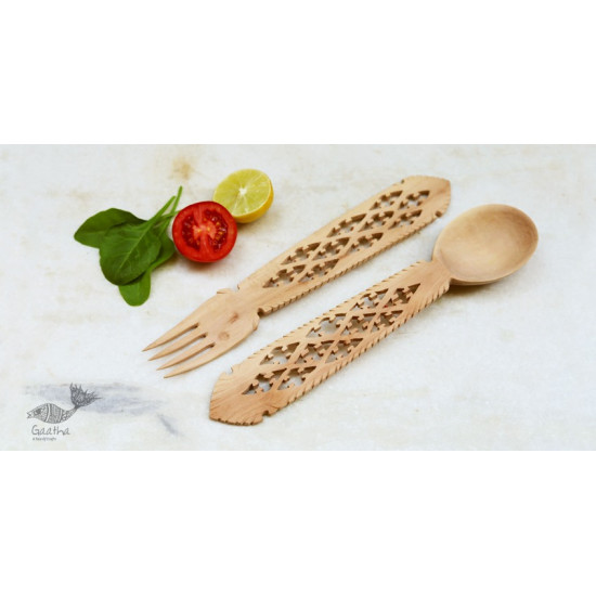 Purnak ✼ Udayagiri Wooden Cutlery - Set of Tow ✼ { 13 }